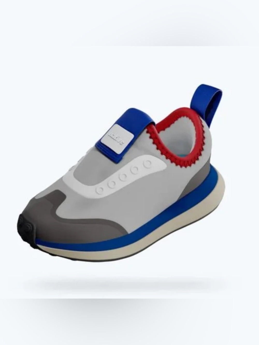 GRAY & BLUE ROBBIE DASH SNEAKER - NATIVE SHOES